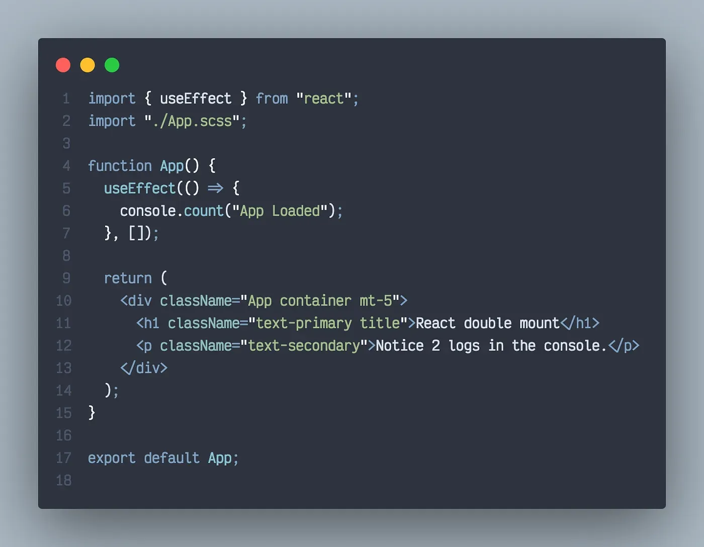 useEffect hook in react.