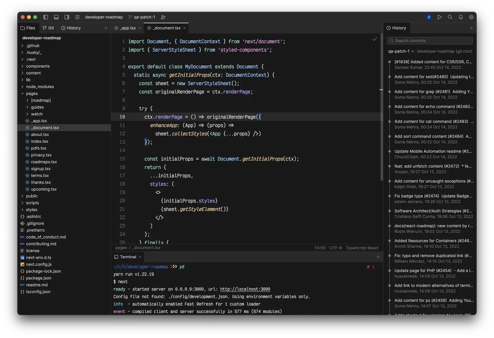 The JetBrains Fleet editor window with file explorer and code open