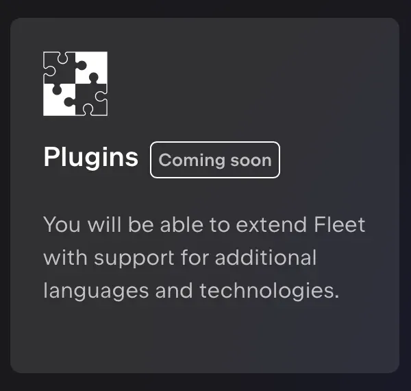 Fleet extensions framework illustration